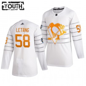 Pittsburgh Penguins Trikot KRIS LETANG 58 Weiß 2020 NHL All-Star Adidas Authentic - Kinder